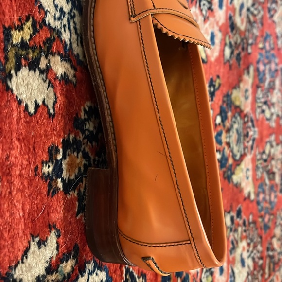 PRADA orange penny loafer S/S runway 2005 size 36 - Picture 10 of 12